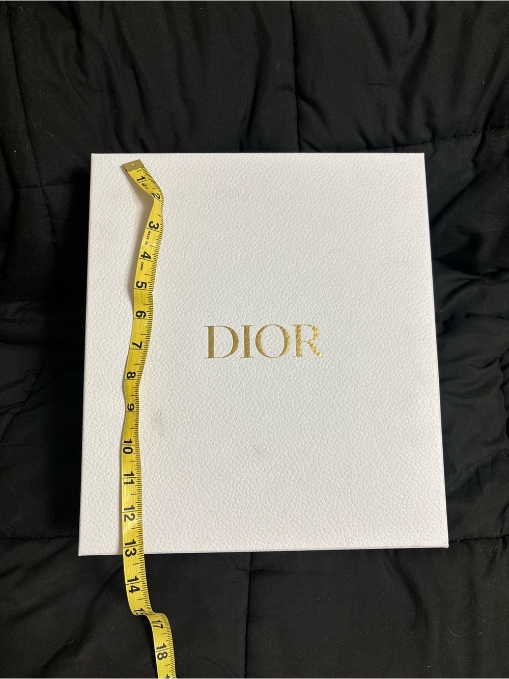 Dior White Box with Dust Covers